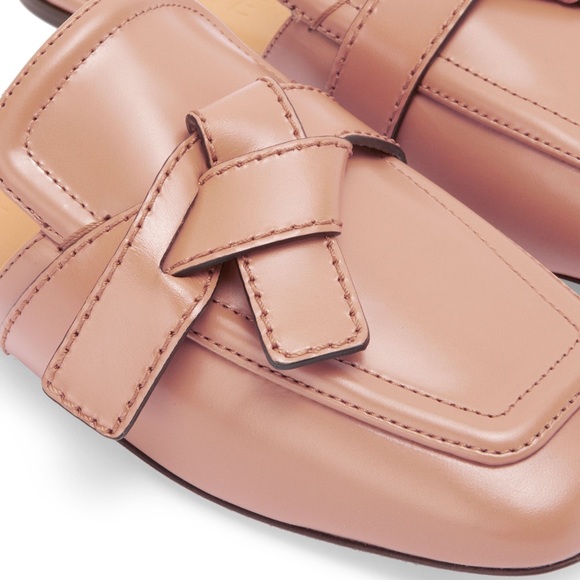 NEW LOEWE Gate Leather Flat Mules pink/dark blush/nude colour - Picture 7 of 7